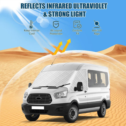 Frontscheibenabdeckung Ford Transit MK8/MK9 2014-2026