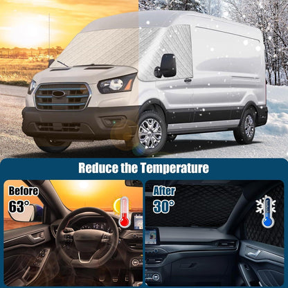 Frontscheibenabdeckung Ford Transit MK8/MK9 2014-2026