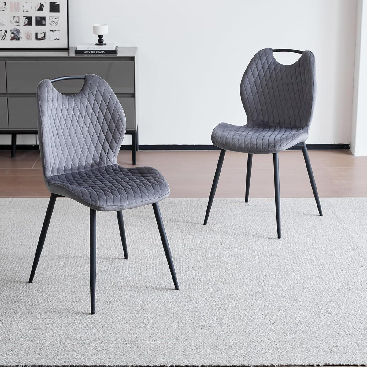 8 Esszimmerstühle Grau – Polsterstühle für Küche & Wohnzimmer