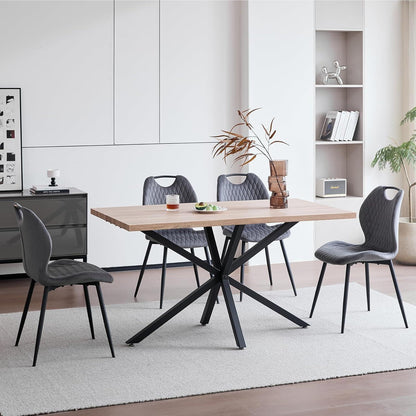 6 Esszimmerstühle Grau – Polsterstühle für Küche & Wohnzimmer