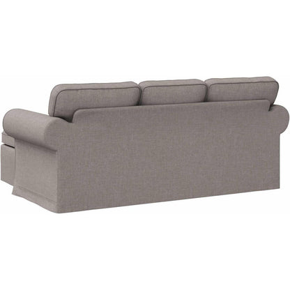 Ecksofa L-Form Wohnzimmer Taupe 160 cm – Modern & Komfortabel