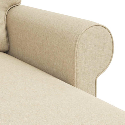 Ecksofa L-Form Creme 160 cm – Modernes Wohnzimmer Sofa