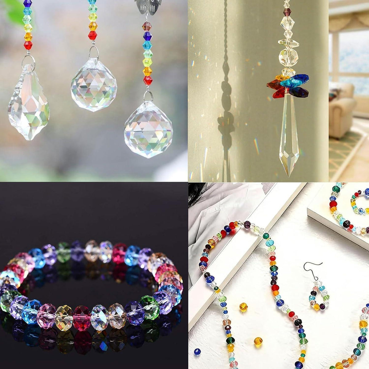 Kristall Sonnenfänger Bastelset | 582 Teile für Deko & Regenbogen