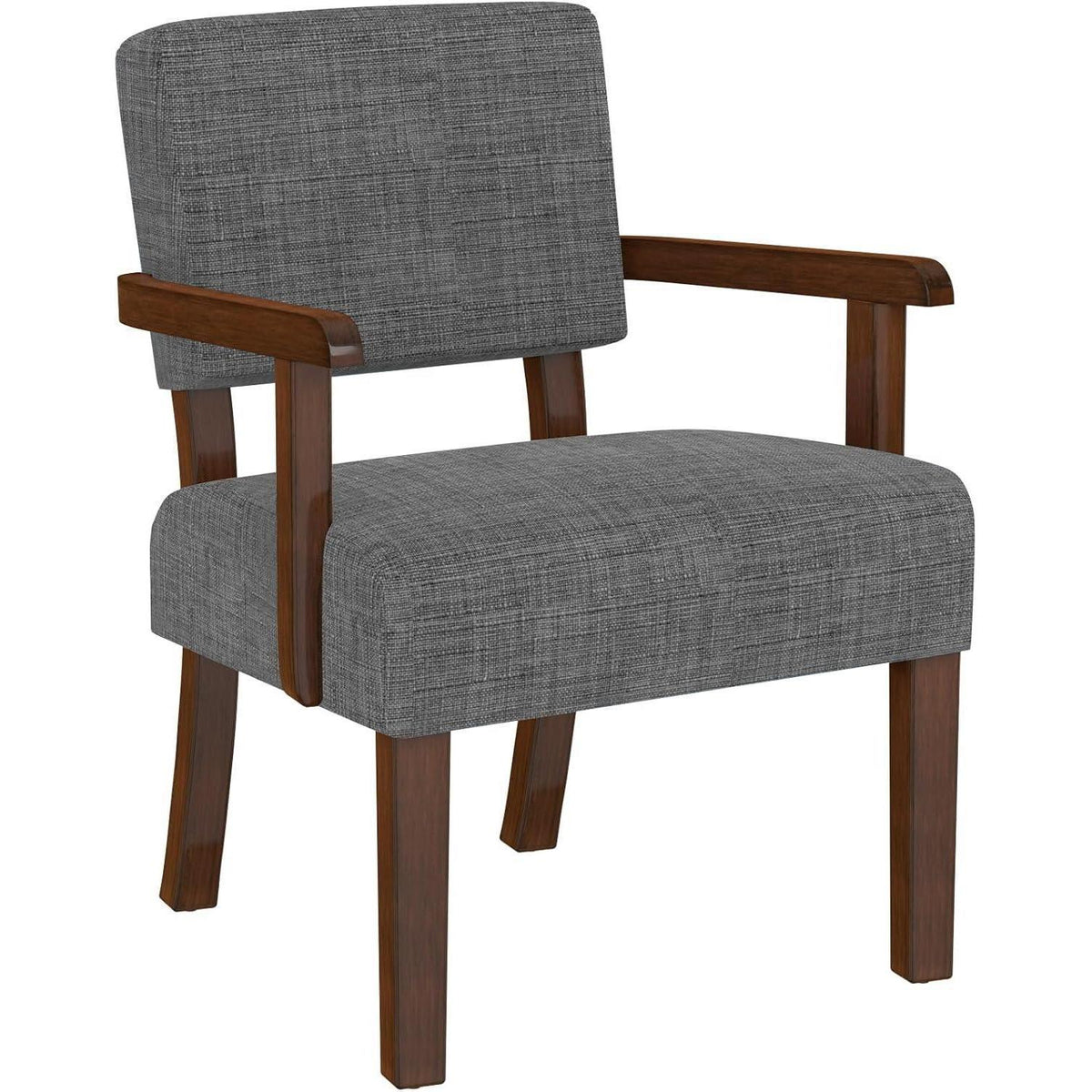 Loungesessel Grau mit Fußhocker – Bequemer Sessel für Wohnzimmer