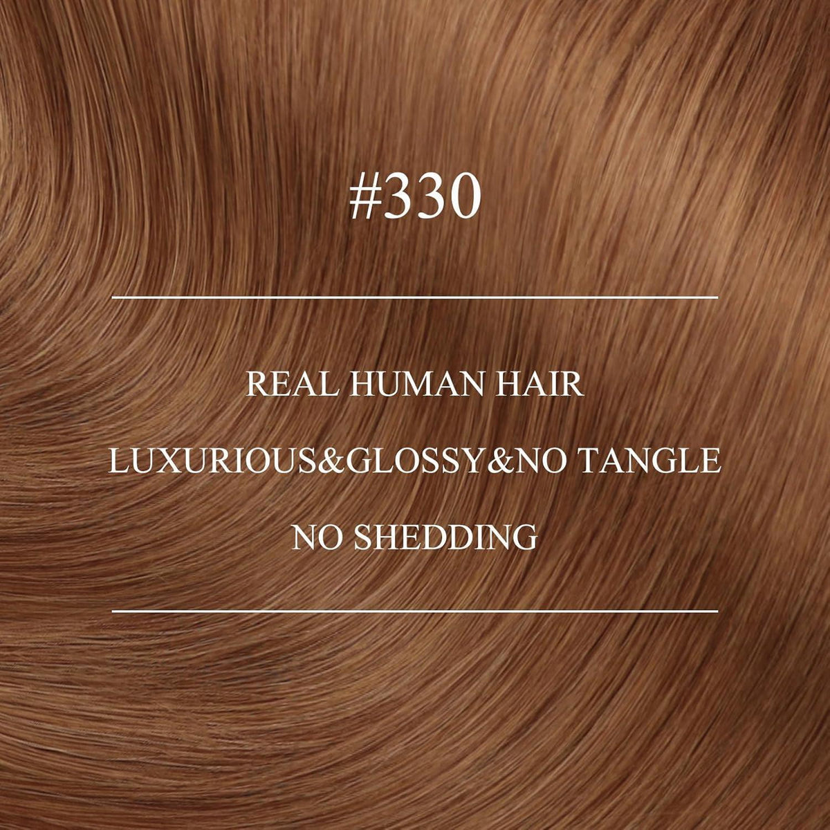 Echthaar Nano Ring Extensions Kupfer 60cm – Remy Haarverlängerung