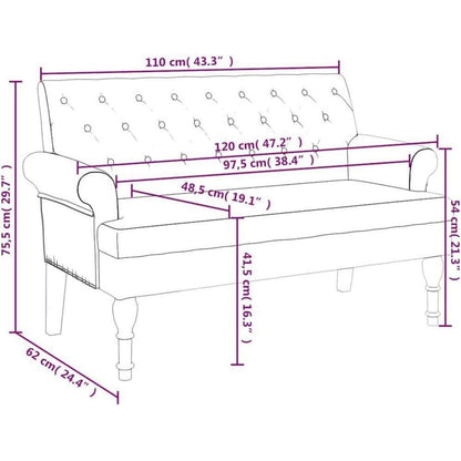 2-Sitzer Sofa Retro-Stil Schwarz – Bequeme Loveseat für Wohnzimmer