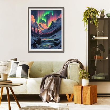 Malen nach Zahlen Aurora - 40x50cm DIY Ölgemälde Set
