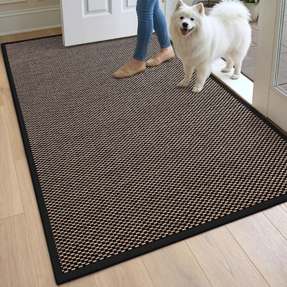 Fußmatte Innen Schwarz 120 x 180 cm – Rutschfest & Saugstark