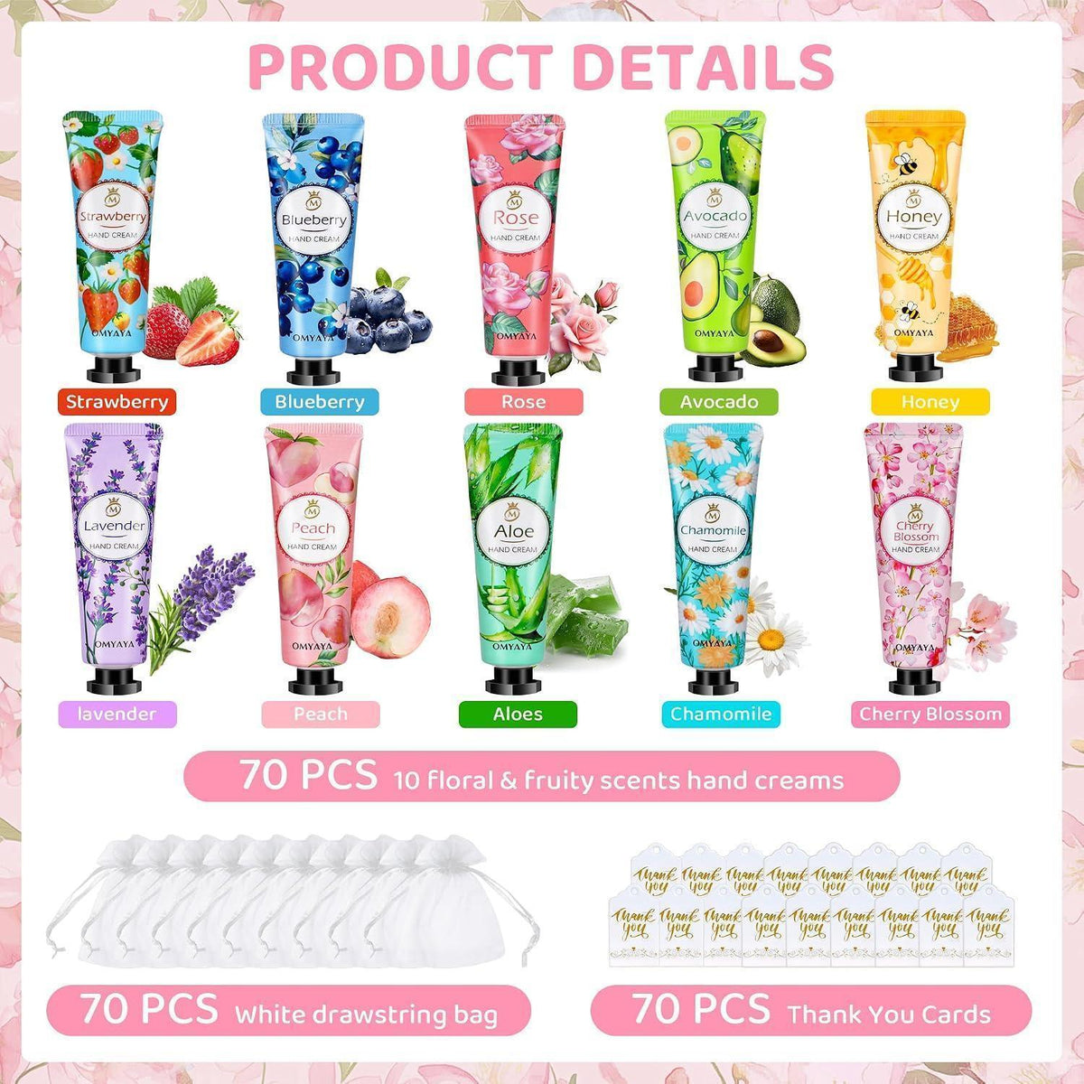 70er Handcreme Geschenkset – Feuchtigkeitspflege für trockene Hände