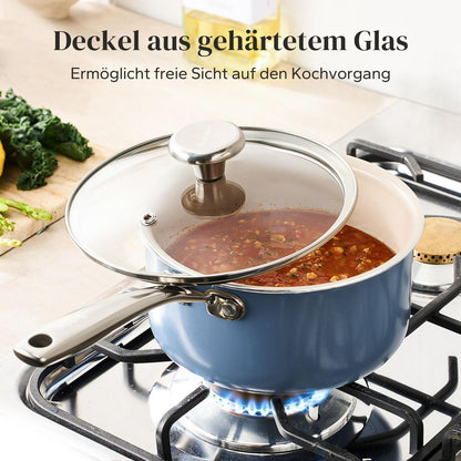 6-teiliges Keramik Topfset für Induktion & alle Herde