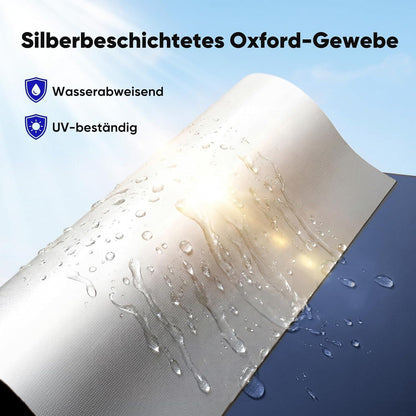 Faltpavillon 3x3m wasserdicht mit Seitenwänden & UV-Schutz
