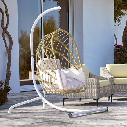 Hängesessel mit Ständer & Kissen – Komfortabler Schaukelstuhl
