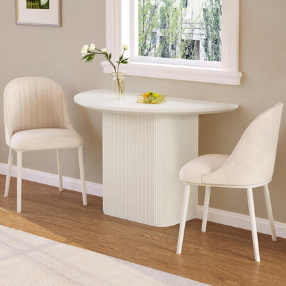 Halbrunder Esstisch Modern – Platzsparend für Küche & Esszimmer