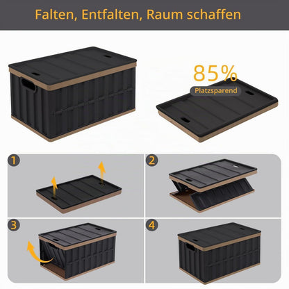 4er Set Faltbare Aufbewahrungsboxen 64L – Stabil & Vielseitig