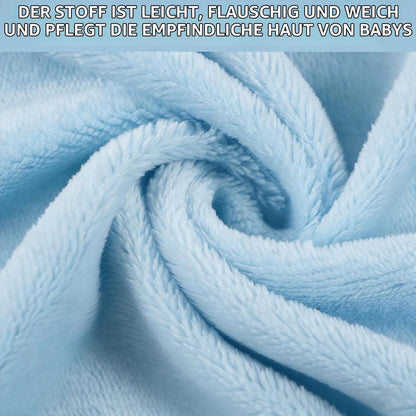 Kapuze Babyhandtuch Fleece, Kuschelig & Saugstark, Blau