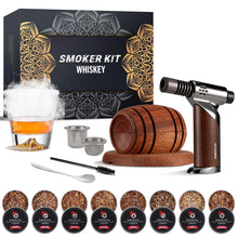 Cocktail Räucher Set mit Fackel & 8 Räucherholz-Aromen