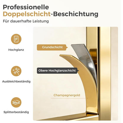 Barhocker mit Lehne & Fußstütze – Metallgestell, Kaffeefarbe