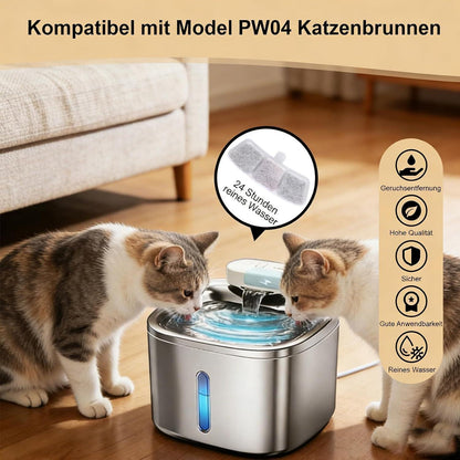 12 Katzenbrunnen Filter für Oneisall PW04 3,5L