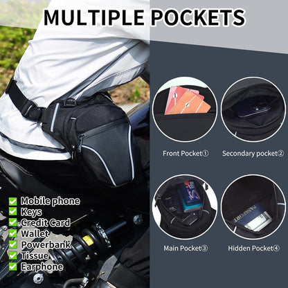 Taktische Motorrad Beintasche Wasserdicht Multifunktionale Hüfttasche
