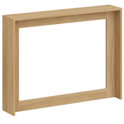 Schmaler Konsolentisch mit Stauraum – Naturfarben, 100x20x75cm