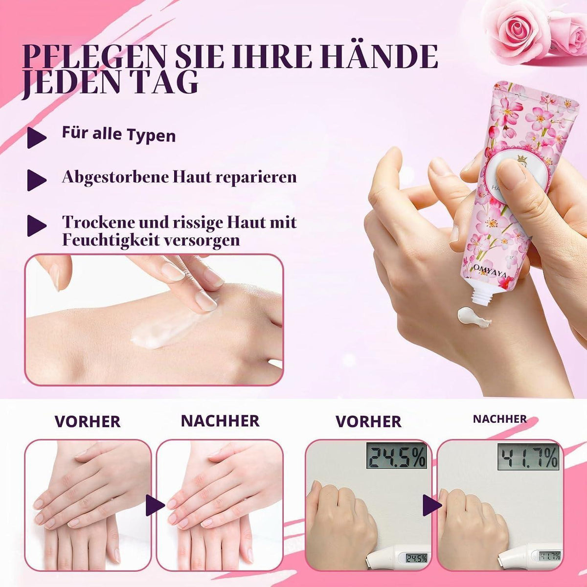 120 Mini Handcreme Set | Duft-Geschenkset für Trockene Hände