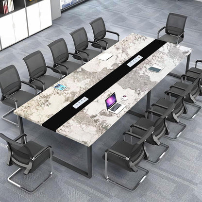 Konferenztisch H360 – Modern, Kabelmanagement & Groß für Büro