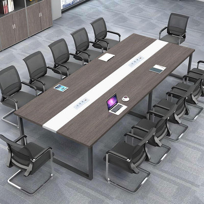 Konferenztisch F240 – Modern, Kabeldurchführung, Büro & Meeting