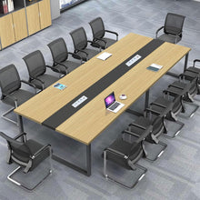 Konferenztisch D400 – Modern, Kabelmanagement & Groß für Büro