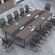 Konferenztisch F1 400x120cm – Modern, Kabeldurchführung & Stabil