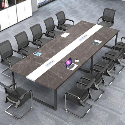 Konferenztisch 240x120cm mit Kabeldurchführung – Modern & Stabil