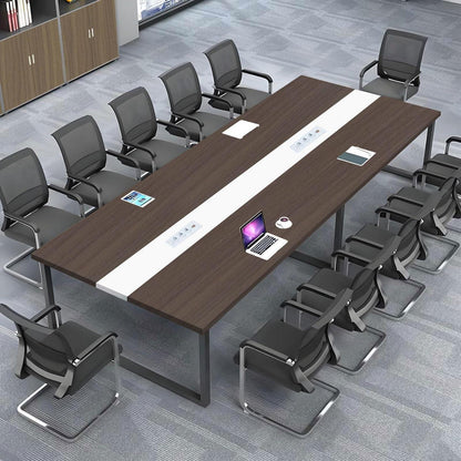 Konferenztisch O320 – Modern, Kabelmanagement & Groß für Büro