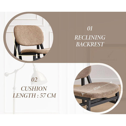 Loungesessel Chenille Braun – Bequemer Akzentstuhl für Wohnzimmer