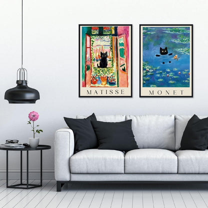 Diamant Malerei Set Schwarze Katze - 3er Pack Erwachsene
