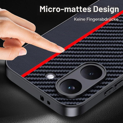 Xiaomi Poco X8 Pro Hülle: Wasserdicht, Stoßfest & Carbonfaser Rot/Schwarz
