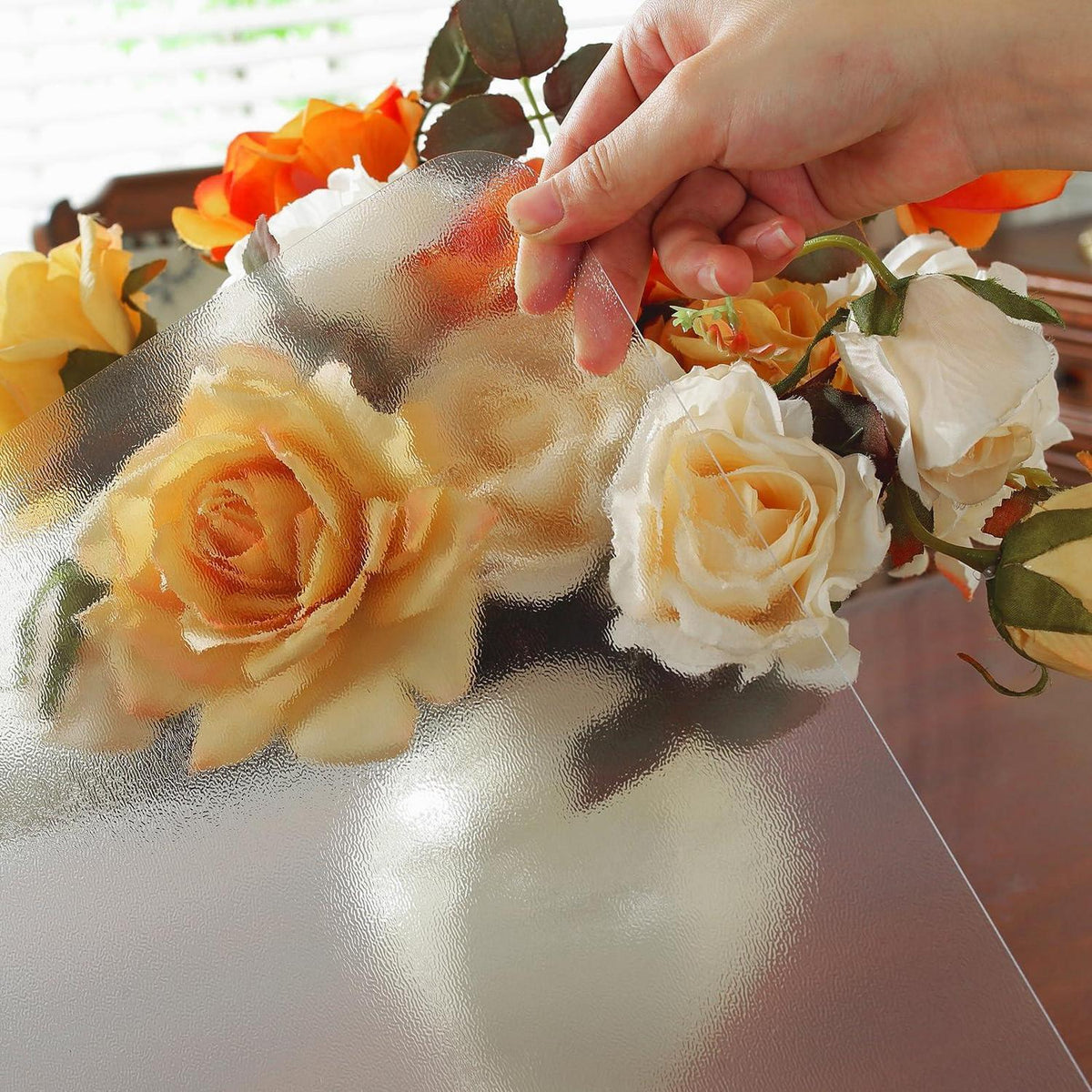 Tischfolie transparent 100x200cm – Schutzfolie für Tisch