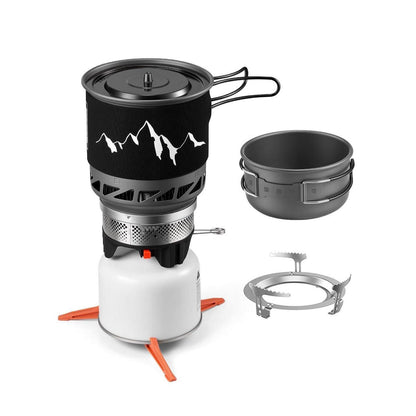 Camping Kochsystem 7-in-1 – Leicht & Kompakt für Outdoor