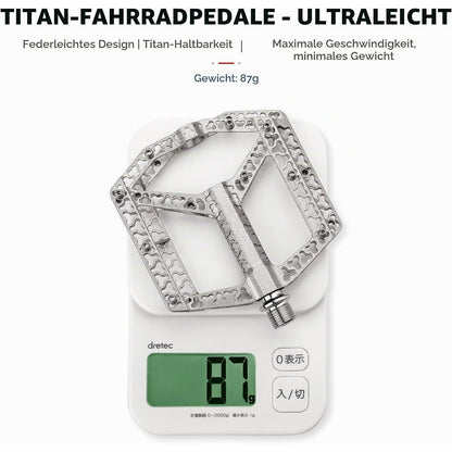 GEWAGE Fahrradpedale mit Reflektoren & Anti-Rutsch-Profil