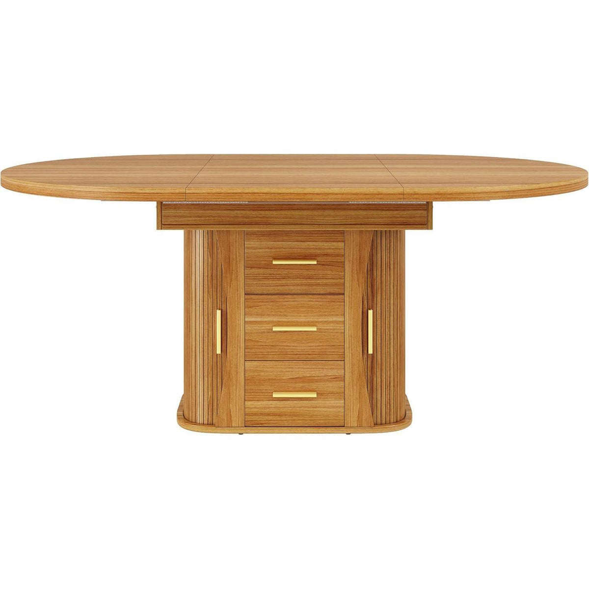 Ausziehbarer Esstisch Walnut – 118-158 cm, Platz für 6 Personen