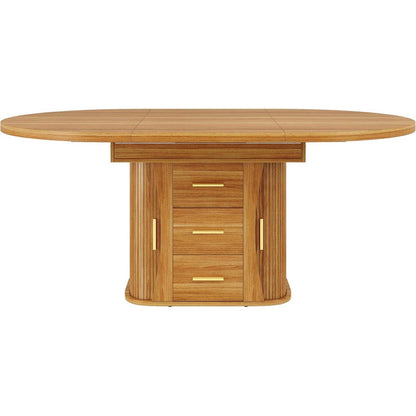 Ausziehbarer Esstisch Walnut – 118-158 cm, Platz für 6 Personen