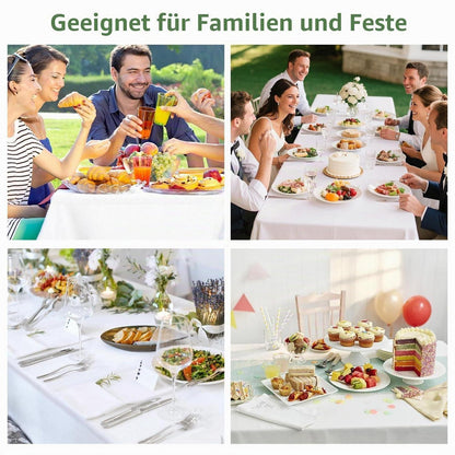 Tischdeckenrolle Weiß 1,20m x 20m Einweg Vlies | Party & Deko