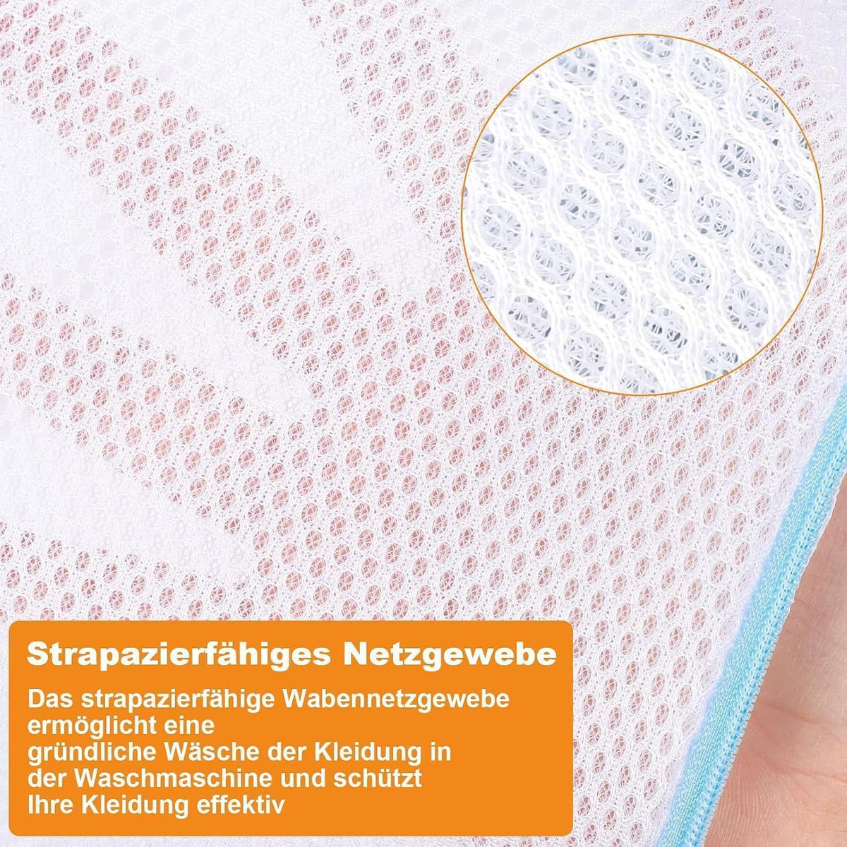 BH Wäschenetz 3er Set – Schutzbeutel für Waschmaschine