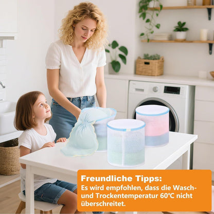 BH Wäschenetz 3er Set – Schutzbeutel für Waschmaschine