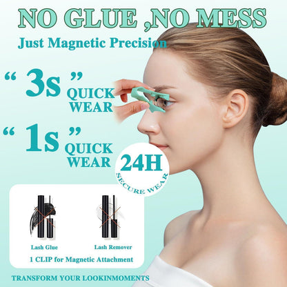 Magnetische Wimpern Set ohne Kleber – Wiederverwendbar & Perfekt für Unterwegs
