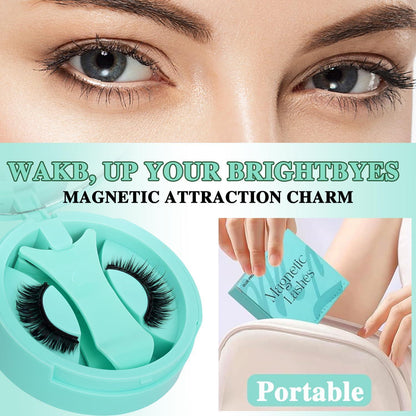 Magnetische Wimpern Set ohne Kleber – Wiederverwendbar & Perfekt für Unterwegs