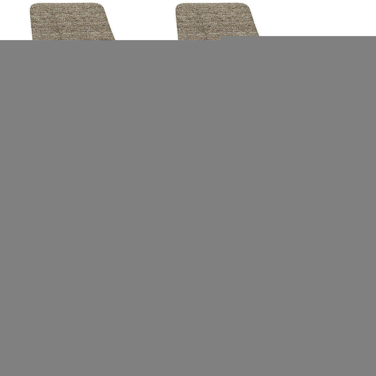 Drehbarer Esszimmerstuhl Set Braun – Samt Polsterstuhl mit Armlehnen