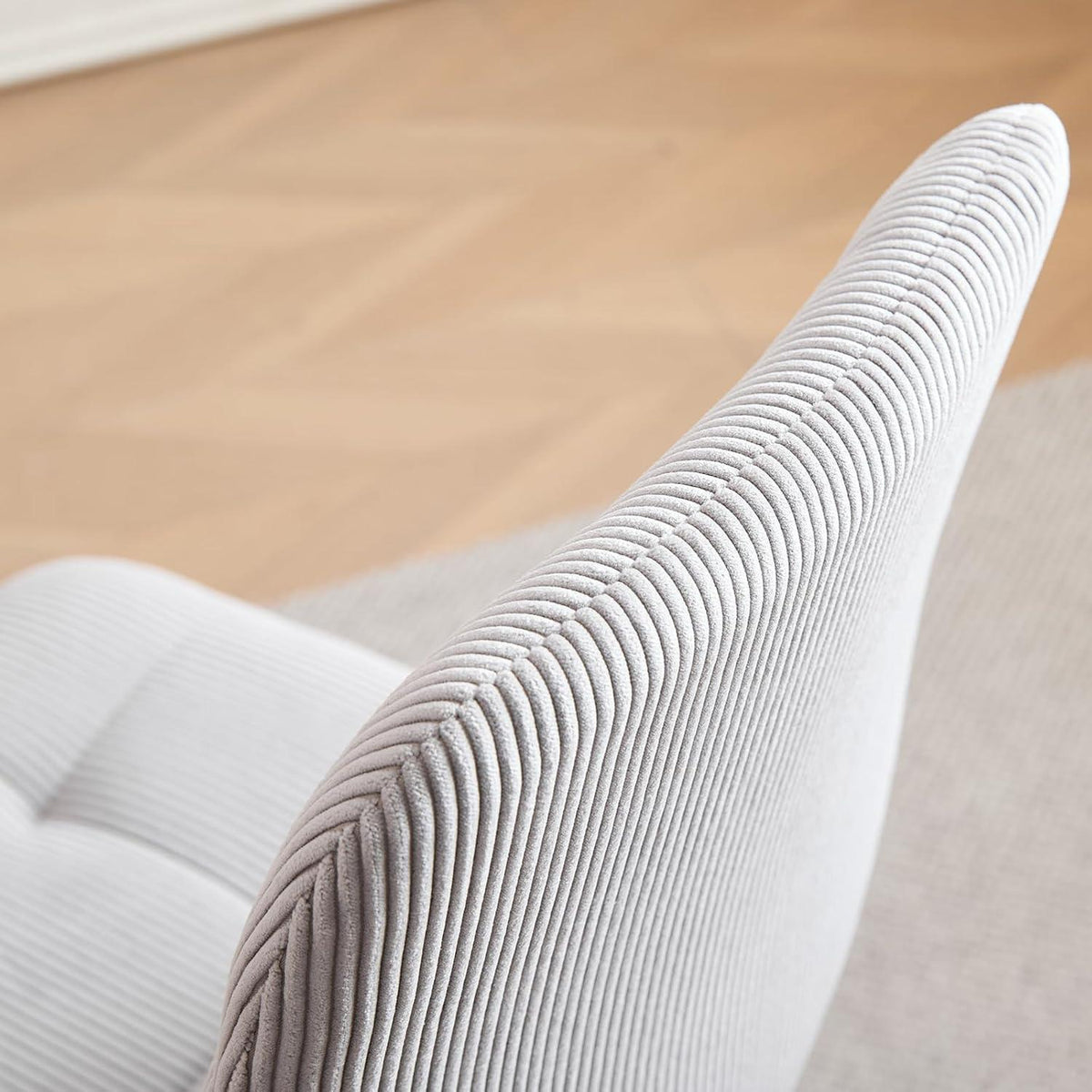 8 Esszimmerstühle Modern Grau & Hellgrau, Gepolstert