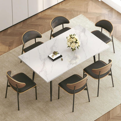 Essgruppe modern, ausziehbar (160-240cm) mit 6 Stühlen
