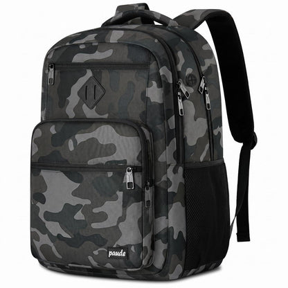 Rucksack Herren Camouflage 15.6" Laptoprucksack Schule Uni Alltag