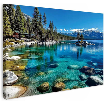 5D Diamond Painting Landschaft mit Rahmen – DIY Bilder für Erwachsene