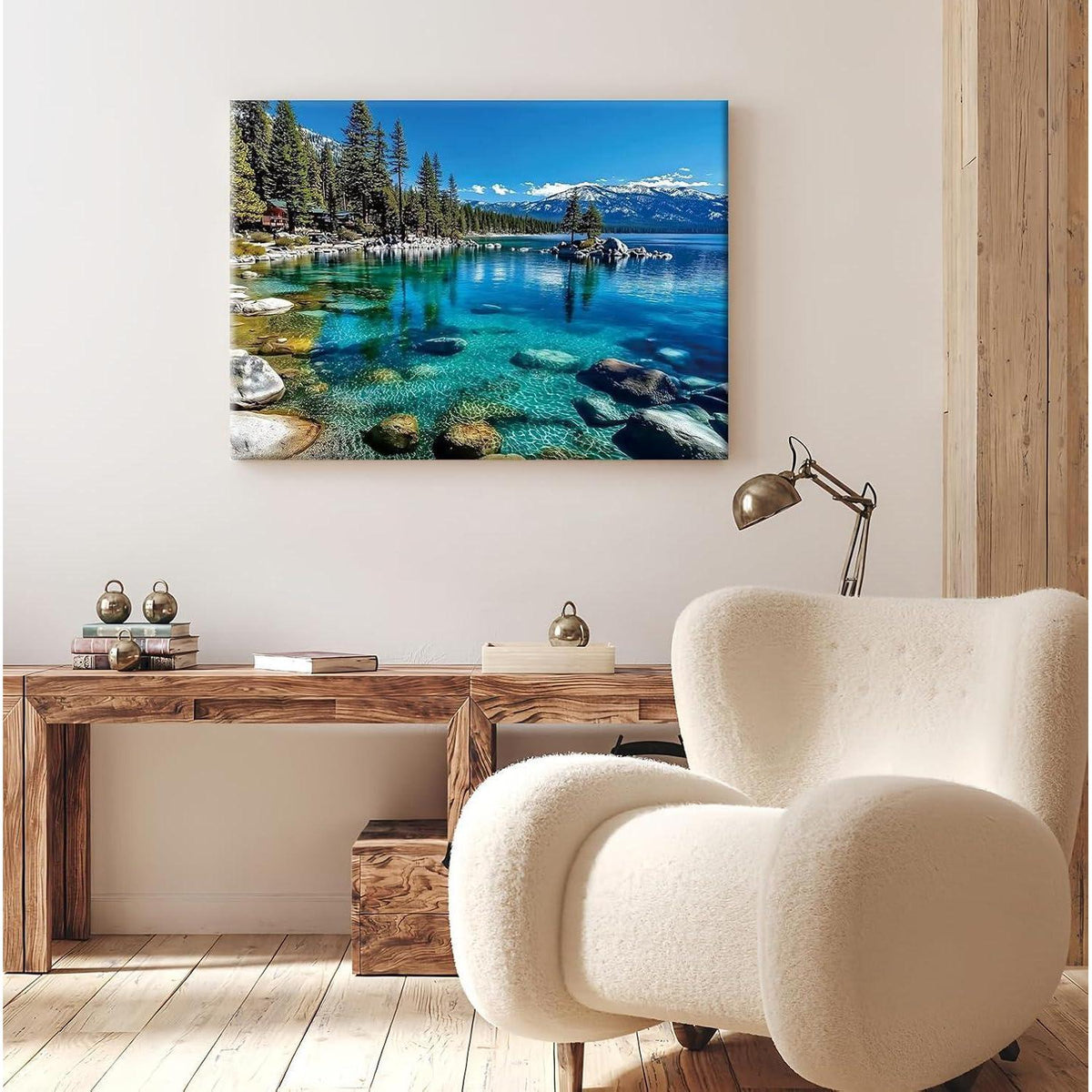5D Diamond Painting Landschaft mit Rahmen – DIY Bilder für Erwachsene